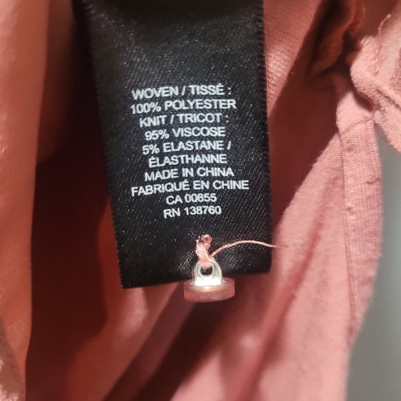 Camber & Grace Sleeveless Dusty Rose Top XS - Picture 3 of 6